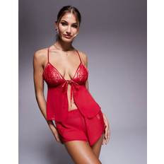 Polyester - Woman Lingerie Sets Ann Summers Enchanting Cami Set - Red