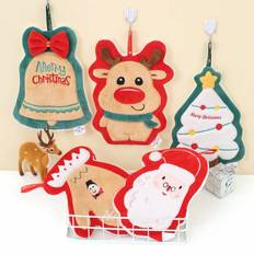 Polyester Guest Towels Shein 1-Piece Hanging Style Handkerchief Guest Towel