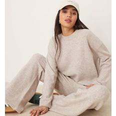 New Look Co-Ord Oversized Jumper - Oatmeal White