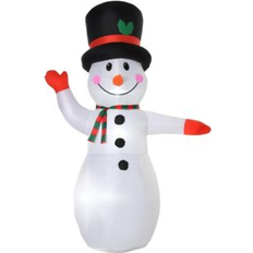 Party Supplies Homcom Christmas Inflatable Snowman 8' with LED Lights