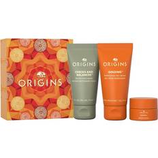 Scatole regalo e Set Origins Ginzing Energizing Cream Gel with Caffeine Nicainamide Case 3 pcs