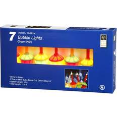 Christmas Tree Lights Vickerman 7LT Multi Bubble Set of 20" Christmas Tree Light