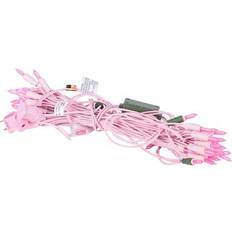 Pink Christmas Lights Vickerman 50-Count Pink LED String Lights Christmas Tree Light