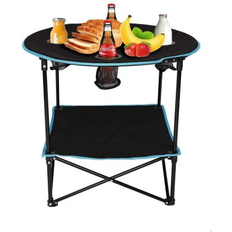 SlickBlue Portable Round Folding Table 28