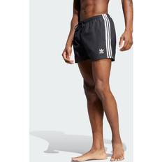 Recycled Fabric Swimming Trunks adidas Adicolor 3-Stripes 5-Inch Swim Shorts - Black