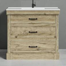 Bathroom Furniture Teamson Home Donovan 36 Bathroom Vanity with Square Sink