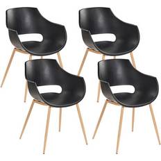 Beliani Modern Minimalistisk Matstolar 4-pack Köksstol