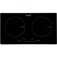 VEVOR Built in Cooktops VEVOR Electric Cooktop 2 Burners 24 in