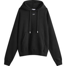 Off-White Herren Pullover Off-White Vibe Arrow Skate Hoodie - Black Aqua