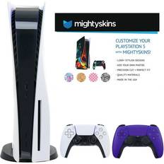 Game Consoles Sony Entrotek, PlayStation 5 Core with Extra Purple Dualsense Controller and Skins Voucher