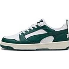 Puma Rebound V6 Låga Sneakers - Vit/Mörk Myrten Varm Vit