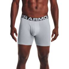 Under Armour Charged Cotton 6in 3 Pack - Mod Gray/Black