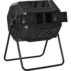 OutSunny Compost OutSunny Tumbling Compost Bin 43 Gallon