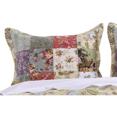 Eiger Fabric Standard Size Sham with Jacobean Prints