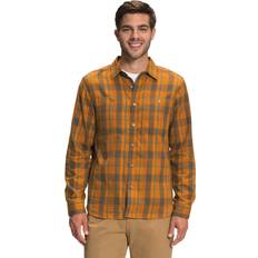 Tops The North Face Arroyo Long Sleeve Flannel Button-Down Shirt - Citrine Yellow/Plaid