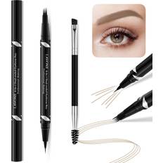 Lavone Eyebrow Pen 2IN1 Dualended Waterproof - Microblading