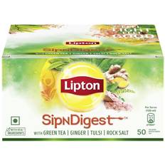 Lipton Tea Lipton Sipndigest Green Tea Ginger Tulsi Rock Salt 50pcs 90g