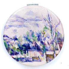 Compact Pocket Mirror Paul Cezanne Art Print - White