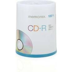 Memorex 700mb/80-minute 52x cd-r media 100-pack spindle 700 MB