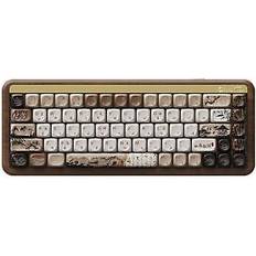 Akko Keyboards Akko MU01 Gaming Keyboard with Walnut Wooden Case