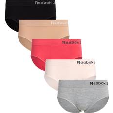 Reebok Panties Reebok Women's Seamless Hipster Briefs - Light Grey/Pink/Black