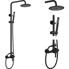 Aolemi Matte Black Outdoor Shower Faucet SUS304 Black