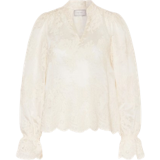 Neo Noir Amara Big Embroidery Blouse - Off White