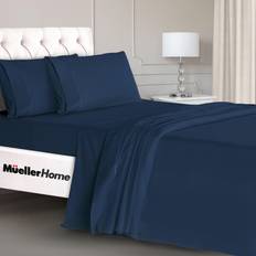 Mueller Luxury 4 Piece Twin XL Sets Bed Sheet