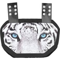 Football Sports Unlimited White Tiger Football Back Plate for Shoulder Pads Universal Fit Lower Back Pad Youth & Adult