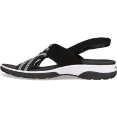 Skechers Archfit Reggae Sport-Hometown Sandal - Black/White