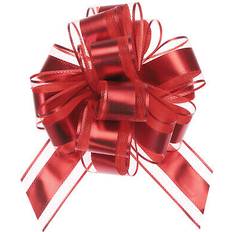 Red Gift Wrap Ribbons Uxcell 12pcs 9 Inch Large Pull Bow Metallic