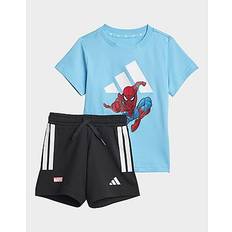 Kinderbekleidung Spider-Man Tee Set Kids - Bright Cyan/White