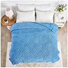 GC GAVENO CAVAILIA Fluffy Fleece Blanket 130 x 180 cm Denim Blue Blankets