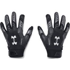 Gloves Under Armour Men's F9 Nitro Football Gloves, (001) Black/Castlerock/Metallic Silver