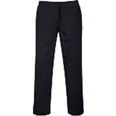 Dirt Repellent Workwear & Equipment Portwest C070 Elasticated Drawstring Chef Trousers - Black