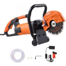 VEVOR High power electric concrete saw 2000w, 7" circular cutter with 2.5" depth, we 7 in (180 mm)