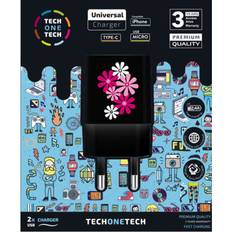 Mobile Phone Cleaning on sale Tech One TEC2601 Black Wall Charger