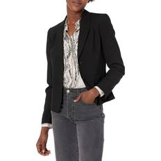 Calvin Klein Women Blazers Calvin Klein Two Button Lux Blazer - Black
