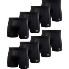 Reebok Boxer Briefs with Fly Pouch - Black