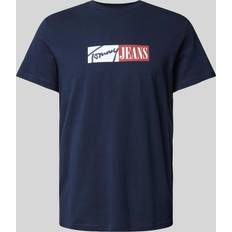 Tommy Jeans Slim Logo T Shirt - Navy