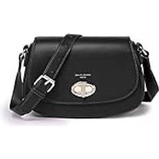 David Jones Women's Crossed Shoulder Bag - Black