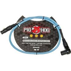Cables Pig Hog Pig Hog PHMH3DBR 3 ft XLR to Right Angle Mic Cable