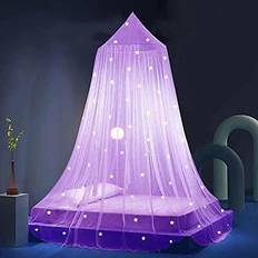 Blue Canopys Kid's Room Eimilaly Eimilaly Stars Bed Canopy Glow in The Dark