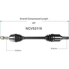 GSP CV Axle Shaft Assembly NCV53119