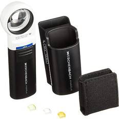 Eschenbach mobiluxled mobase led wide light magnifier & stand 35mmφ 12.5x White, Black