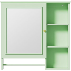 Green Bathroom Mirror Cabinets Winston Porter Modern Wall Mounted Mirror Cabinet 28 x 28.8 x 4.5 in