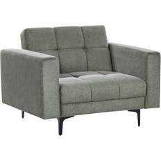 Green - Reclining Chairs Armchairs Beliani Minimalist Alnes Dark Green Armchair