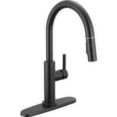 Faucets Delta Single Handle Kitchen Faucet 9.13" Matt Black