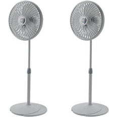 Oscillating Floor Fans Lasko 16 Inch Adjustable Pedestal Fan 2 Pack