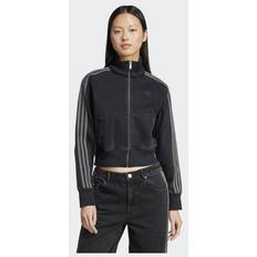 Denim/Jeansstof - Sort Overtøj adidas Original Adicolor Denim Træningsoverdel - Denim